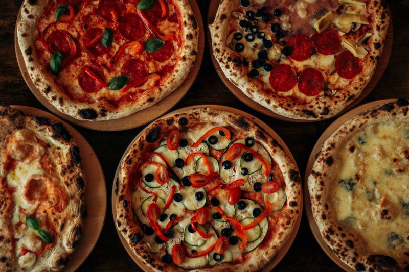 Pizza inn restaurant interior and team